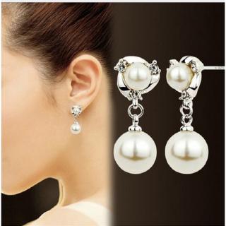 Bông Tai Ngọc Trai Thiết Kế Đơn Giản Phong Cách Hàn Quốc