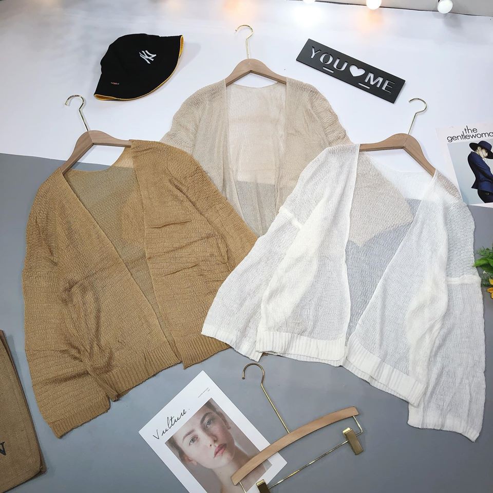 Áo cadigan mỏng 3 màu siêu hót(kèm video,ảnh thật) | BigBuy360 - bigbuy360.vn