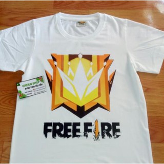 SALE- (tặng kèm móc khóa) Áo thun Free Fire logo rank thách đấu huyền thoại (ảnh thật) - áo FF chất