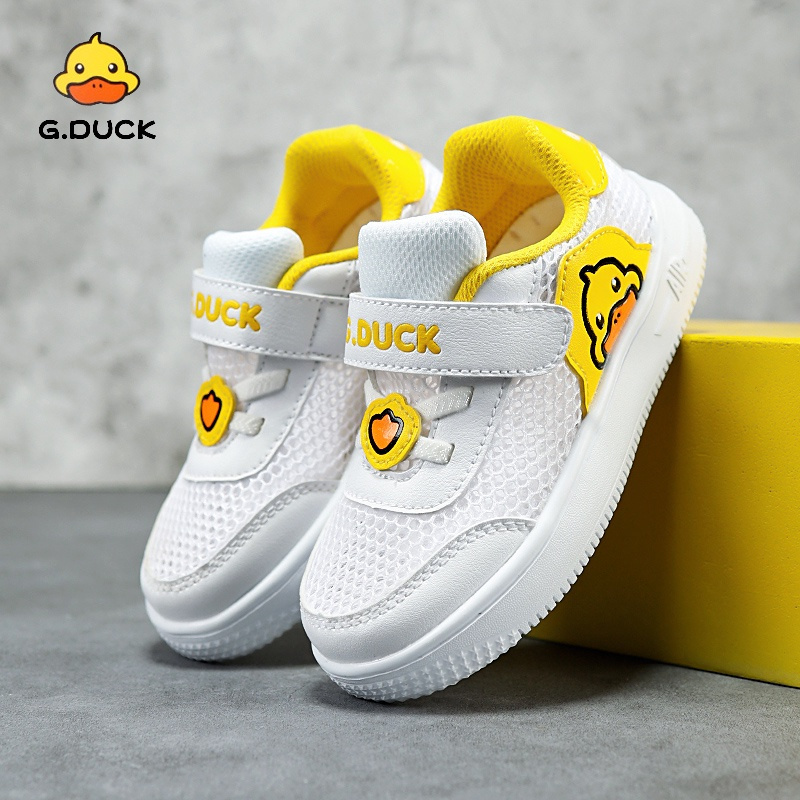 Little Yellow Duck Children's Shoes Single Mesh Summer Men's and Women's Breathable Sports Shoes Primary School Shoes