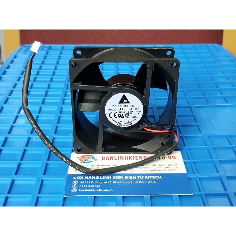 Quạt delta EFB0824EHF 24V 0.35A 80*80*32mm