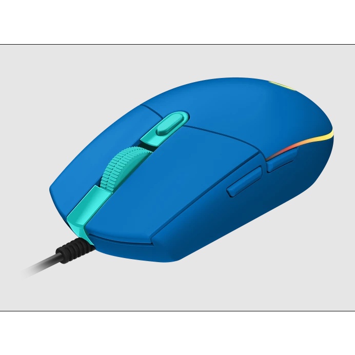 Chuột game có dây Logitech G203 Lightsync 8000DPI- Tùy chỉnh RGB, 6 nút lập trình, siêu nhẹ