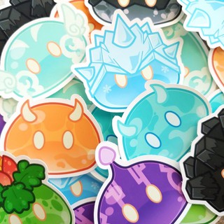 Set Decal nhãn dán slime genshin impact