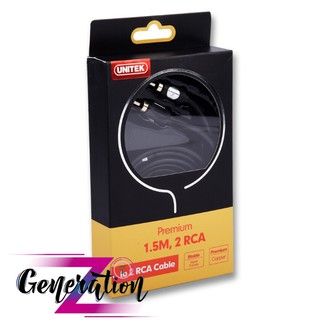 Cáp loa 2 Đầu AV (1.5m) Unitek (Y-C 945BK)