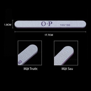 Combo 10 dũa móng tay chuyên dụng làm nail