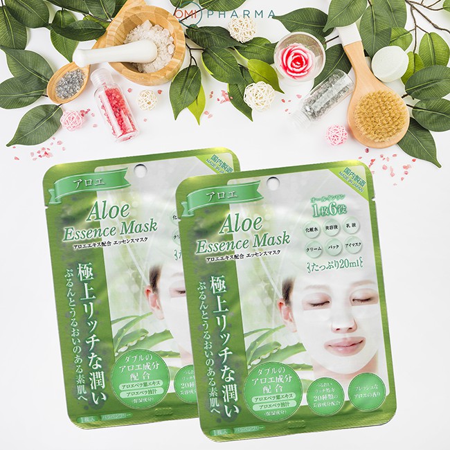 Mặt nạ dưỡng ẩm tinh chất Lô Hội S-Labo Aloe Essence Mask