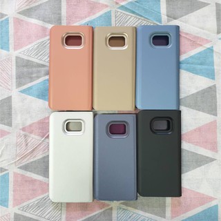 Bao Da Clear View Standing Samsung S7 / S7 Edge