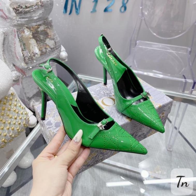 Cao Gót Dior 2 Màu Xanh Kem Full Size 35-39