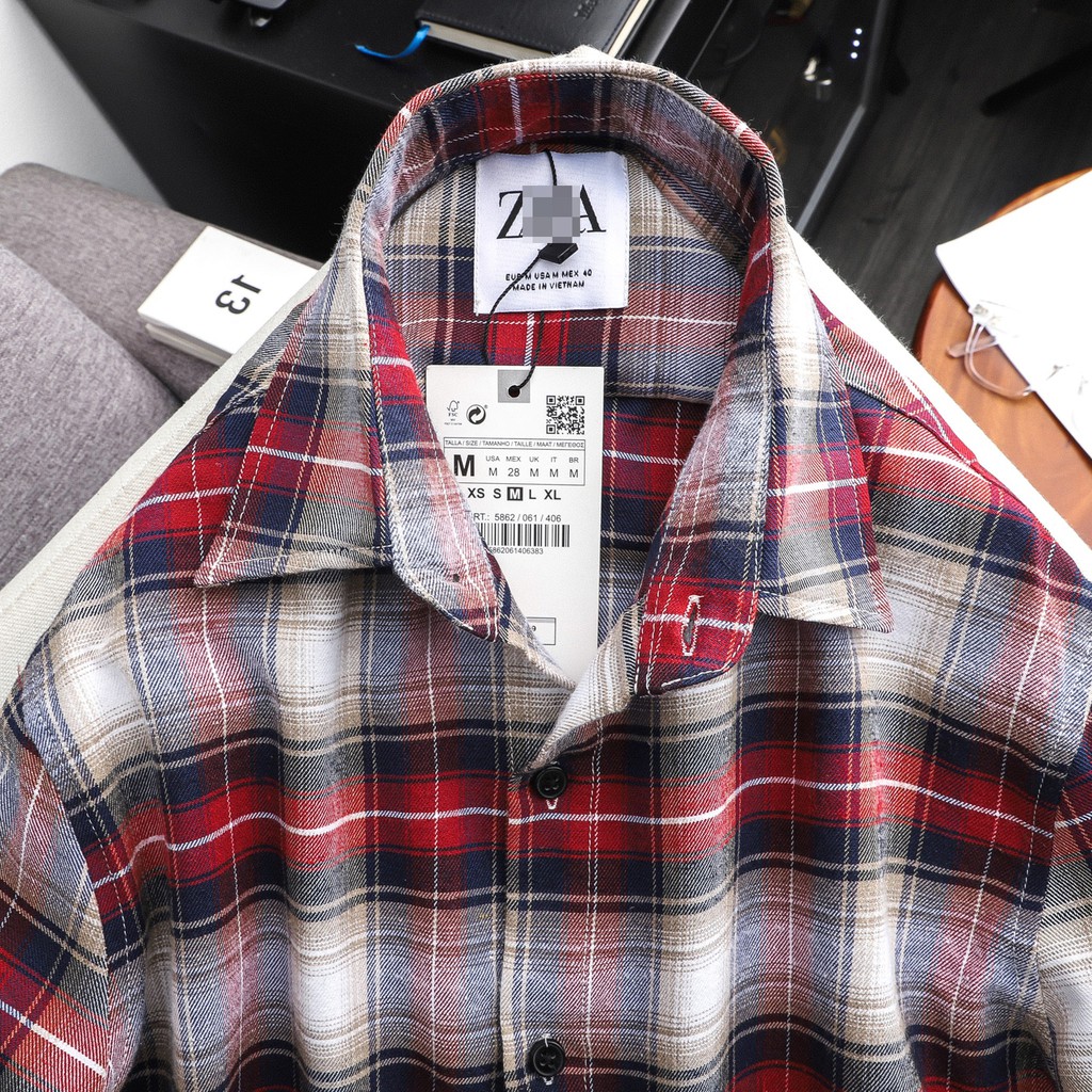 Aó sơ mi flannel DS | BigBuy360 - bigbuy360.vn