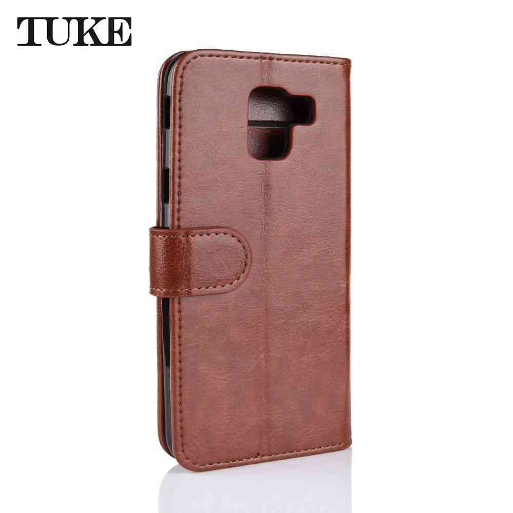 Bao da thời trang TUKE cho điện thoại Samsung Galaxy J3 J4 J6 A6 Plus 2018 | BigBuy360 - bigbuy360.vn