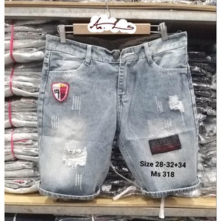 QUẦN SHORT JEAN NAM RÁCH XƯỚC PHONG CÁCH [An.Lee SHOP]
