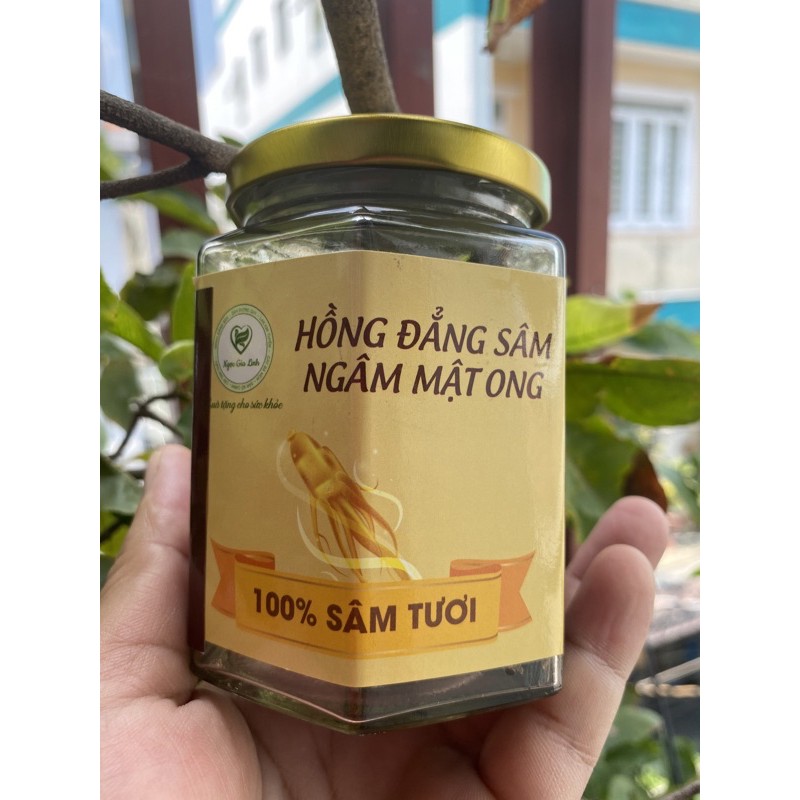 mật ong rừng ngâm hồng đẳng sâm 380g