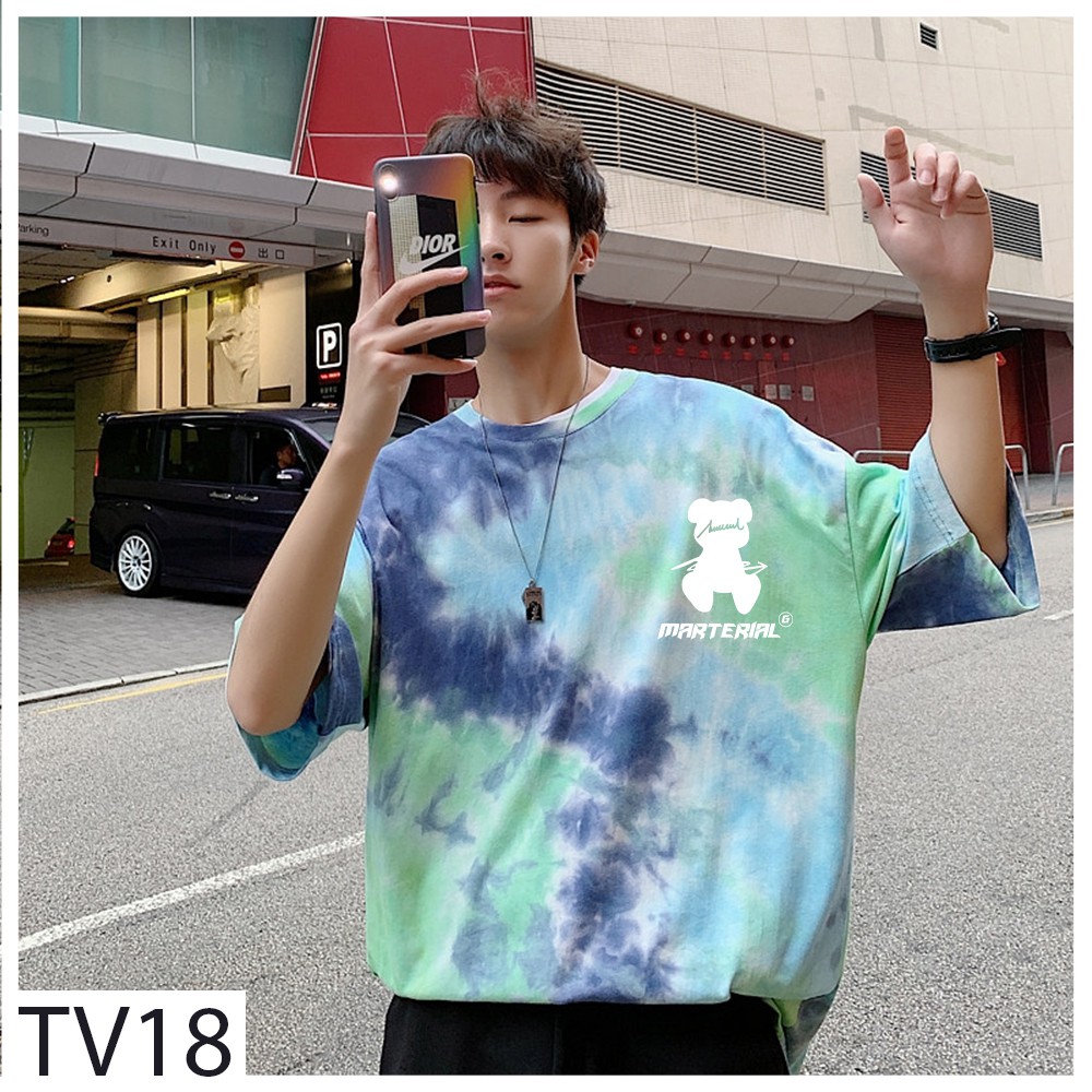 Áo Gấu Phản Quang Bảy Màu Áo Thun Unisex 2sClothing Áo Phông Form Rộng Nam Tay Lỡ Giá Rẻ In Hình TV18
