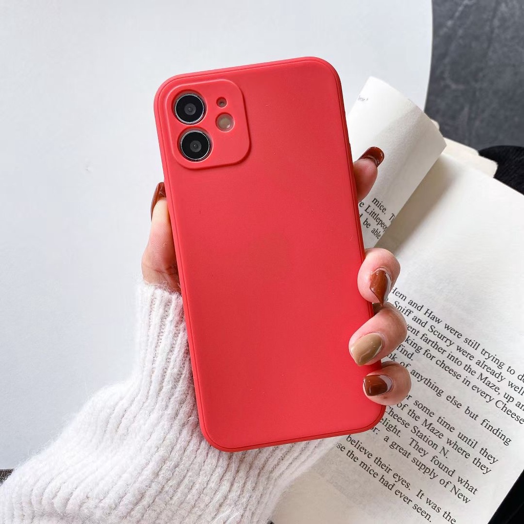 Ốp lưng iphone trơn dẻo 7 màu nhựa dẻo 6 6plus 7 7plus 8 8plus x xr xs 11 12 pro promax