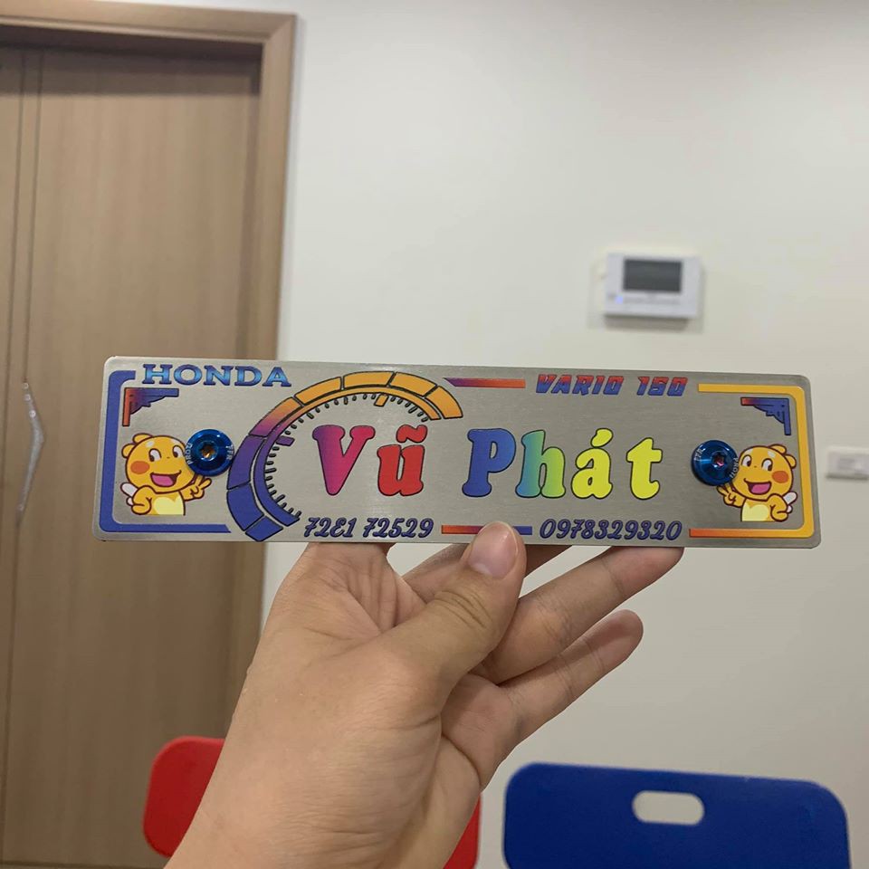 Bản tên xe máy - Chuyên thiết kế theo yêu cầu