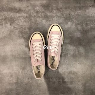 Giày Thể Thao Ulzzang Dáng Converse Tím Nhạt