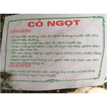 1kg Trà cỏ ngọt khô hàng mới ngon GT116