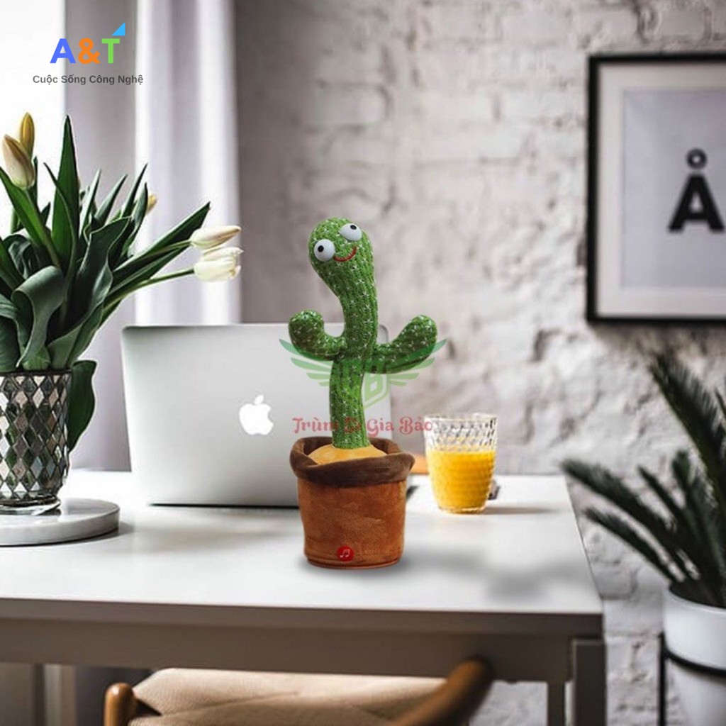 Hàng cao cấp - Cây Xương Rồng Nhảy Múa ,Ghi Âm  Phát Ra Âm Thanh Vui Nhộn Cho Bé - 120 bài hát-Hot Nhất hè 2021-A&TStore