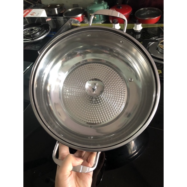 Chảo Lẩu inox 30cm