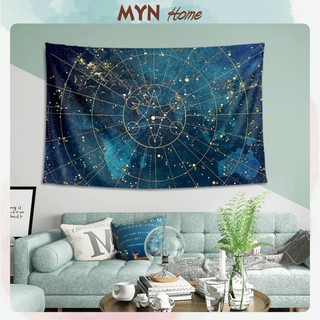 Tranh vải treo tường Decor, trang trí Galaxy nhiều mẫu (150x130cm, TẶNG móc treo)