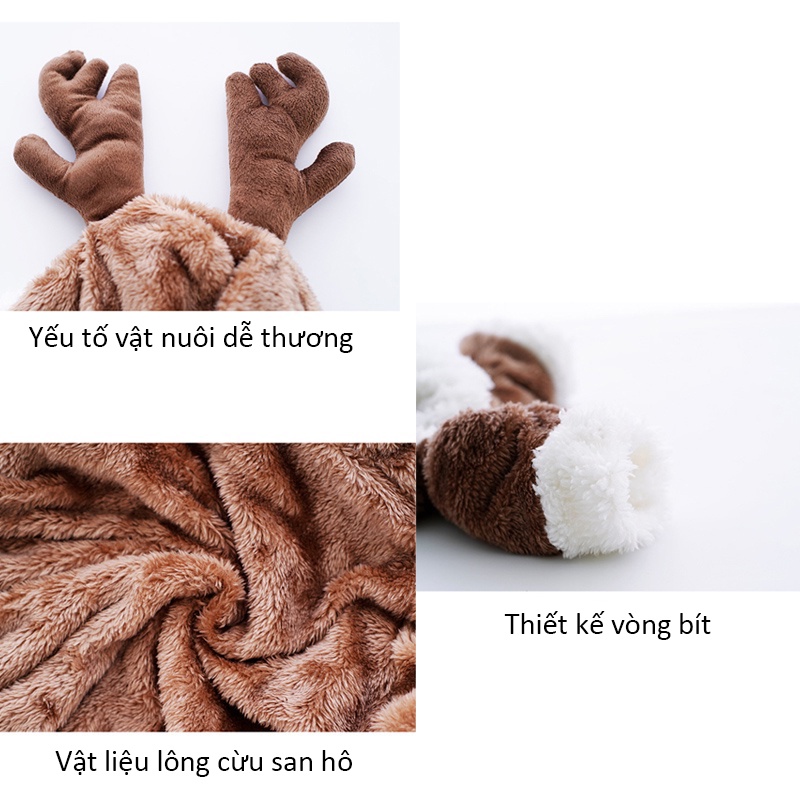 Áo Hoodie Kiểu Dáng Thú Xinh Xắn Dành Cho Thú Cưng