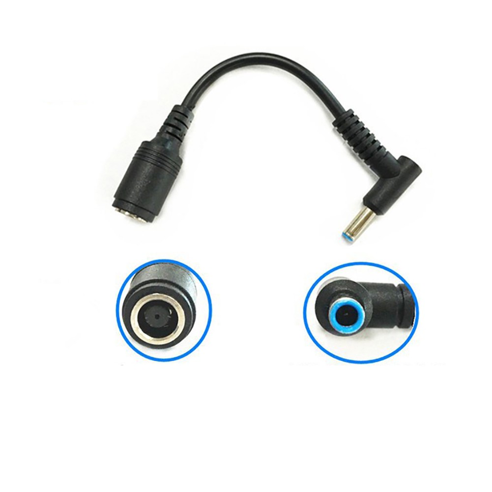 Dây cáp nguồn DC chuyển đổi lỗ cắm 7.4mm sang đầu cắm 4.5mm chất lượng cao cho máy HP Dell