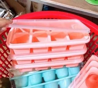 Sét 3 khay làm đá nhựa việt nhật