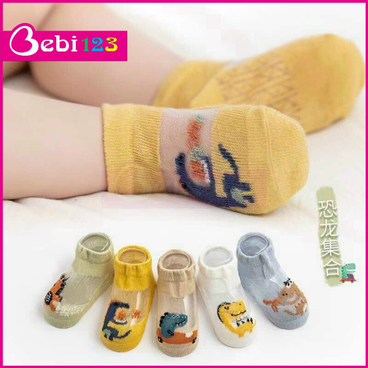 Set 5 vớ tất lưới trái cây, khủng long siêu xinh cho bé