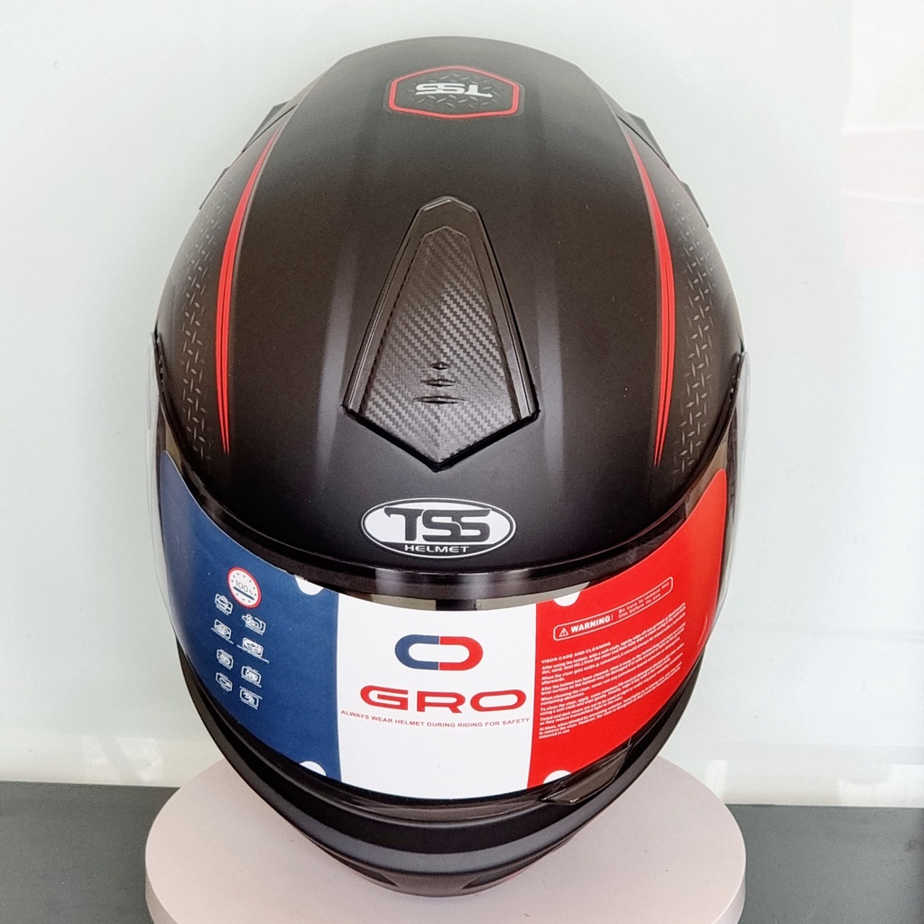 Mũ bảo hiểm cả đầu ST26 tem 1 kính GRO HELMET chính hãng vòng đầu 54-58cm