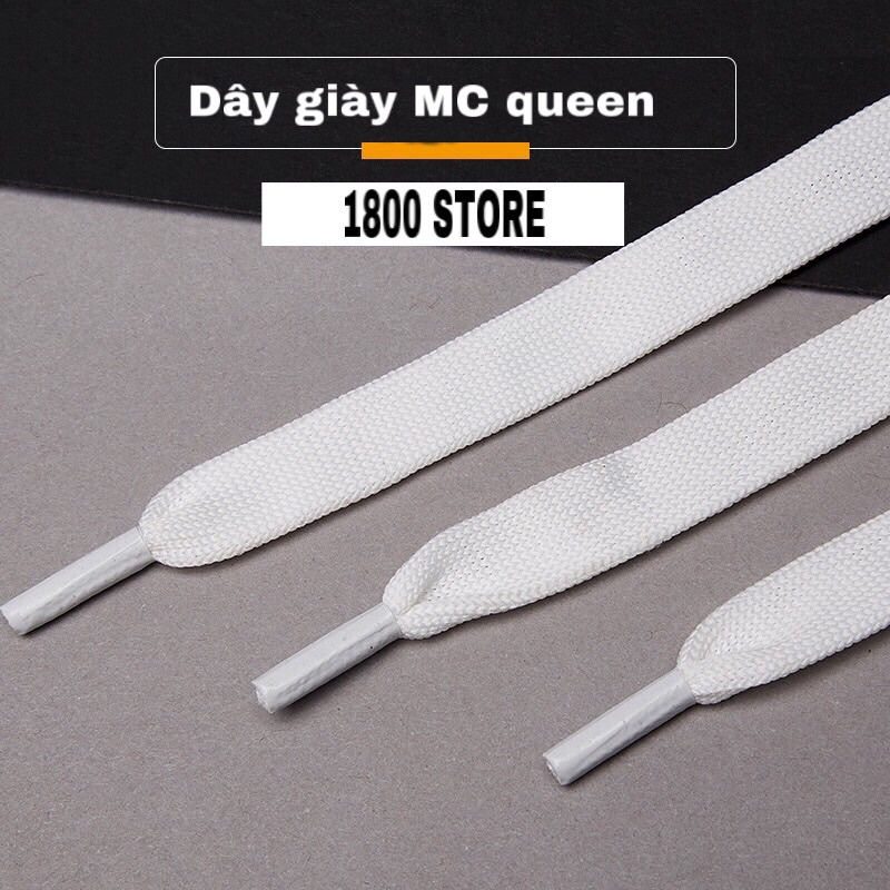 Dây giày MC Queen bản lụa- 1 đôi