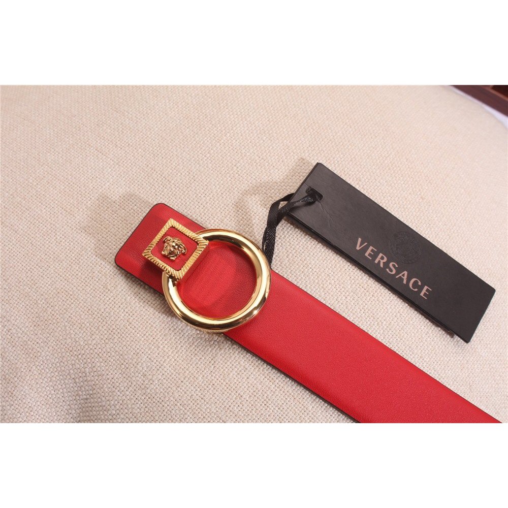 Thắt lưng versace Belt Couple Genuine Leather Luxury Waist Strap Jeans Pants Pin Buckle Waistband 219