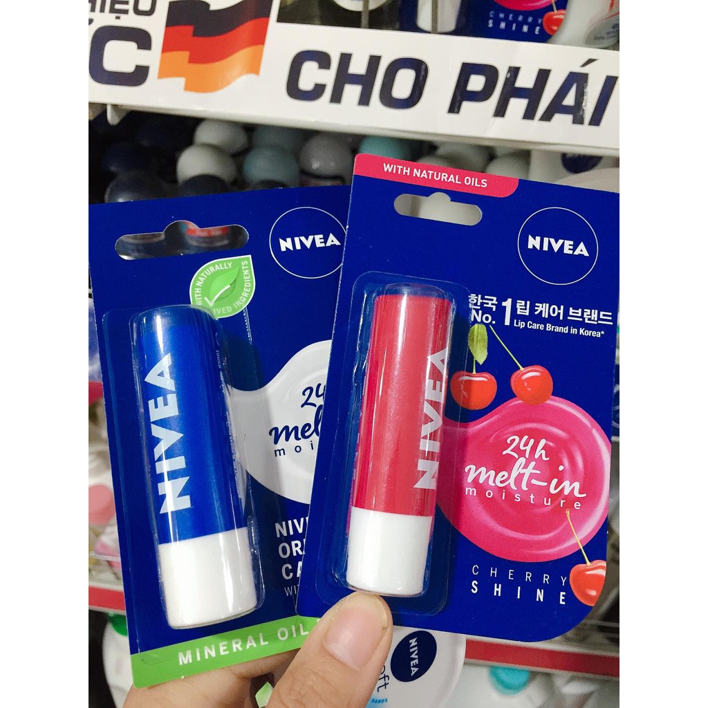 Son dưỡng ẩm chuyên sâu NIVEA Original Care (4.8g)