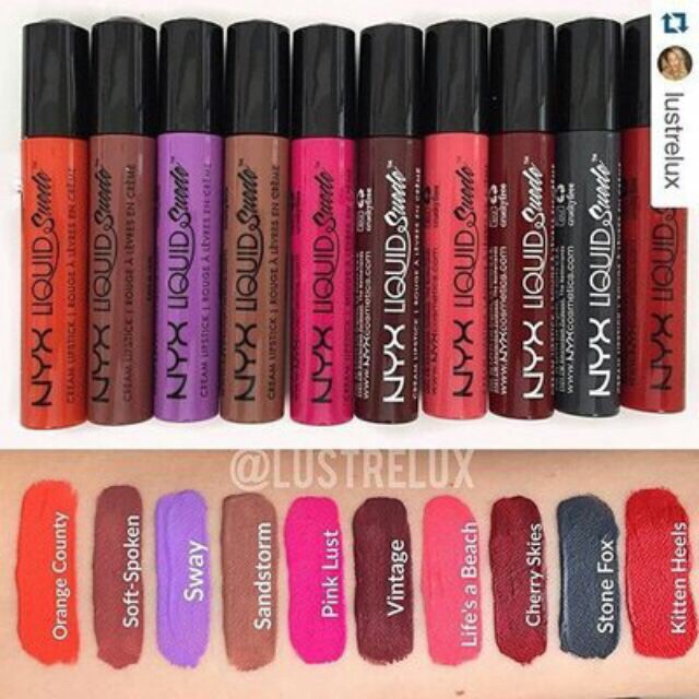Son Nyx Liquid suede cream