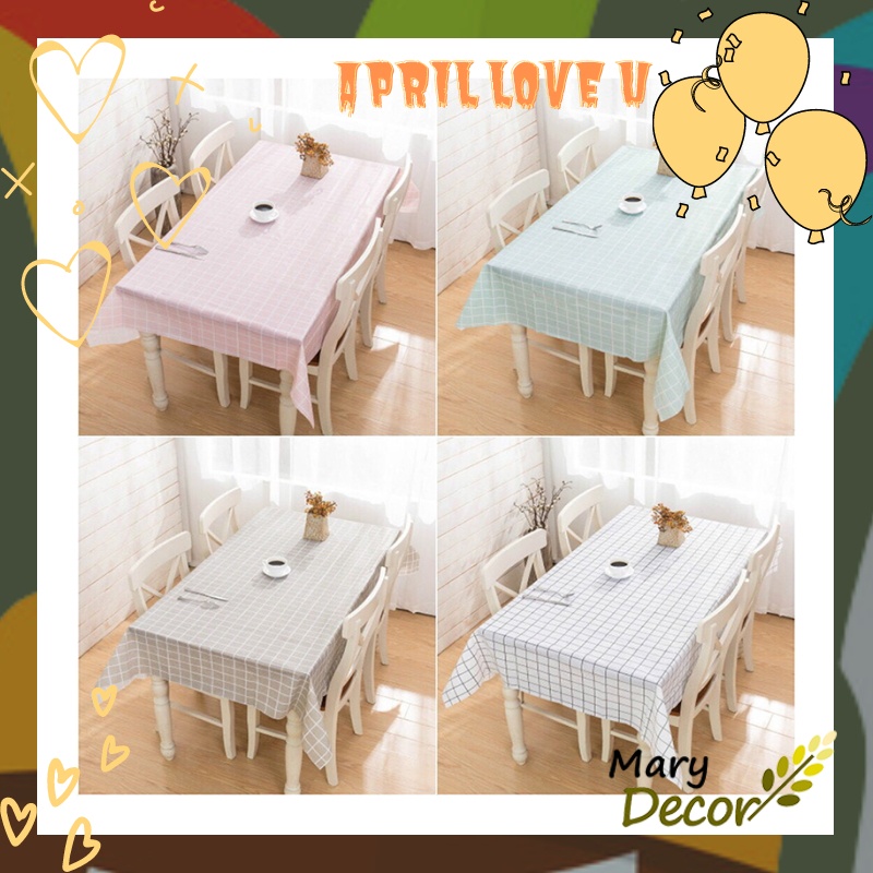Khăn trải bàn caro chất liệu PVC không thấm nước dùng làm phông nền chụp ảnh picnic dã ngoại