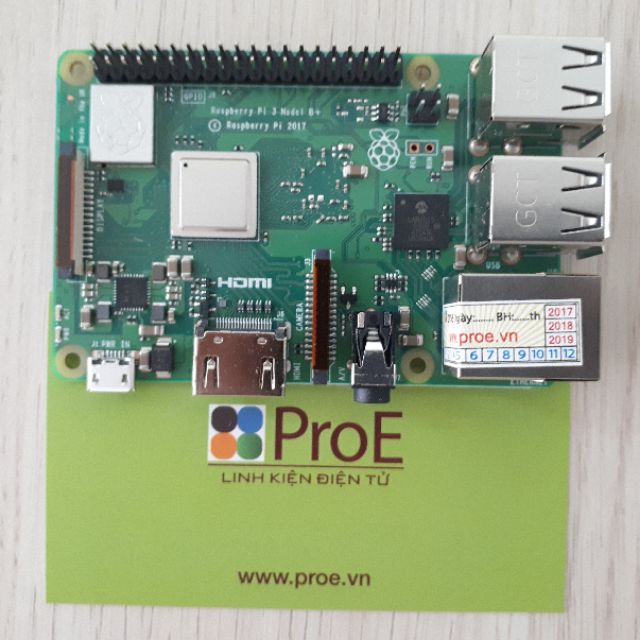 Máy Tính Raspberry Pi 3 Model B+ Made In UK, Bảo Hành Chính Hãng 01 Năm | BigBuy360 - bigbuy360.vn