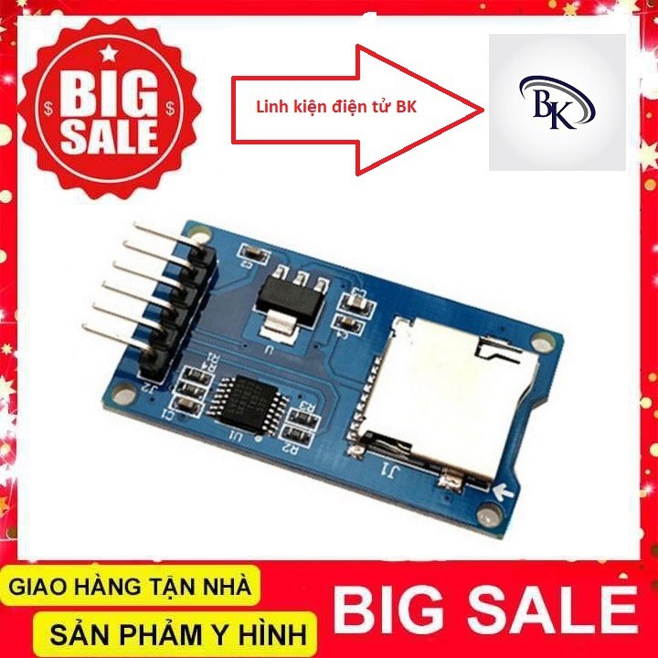 Module Đọc Thẻ Nhớ Micro SD/Micro SDHC SPI