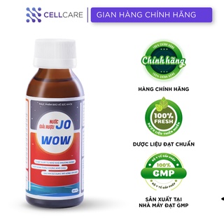 Nước giải rượu Jowow, giúp giảm đau đầu, bảo vệ gan - chai 100ml.