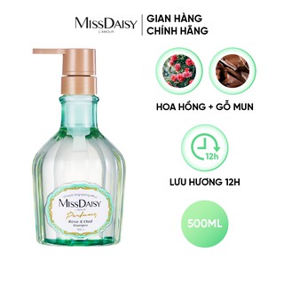 Dầu Gội Nước Hoa MISSDAISY Chiết Xuất Hoa Hồng Bungari & Gỗ Mun - Size 500ml