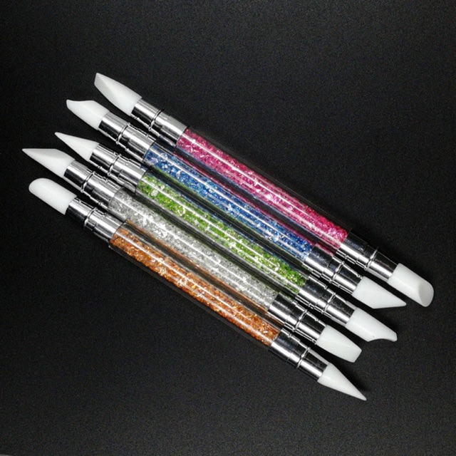 Bộ Silicon 5 Cây 2 Đầu Chuyên Làm Nail