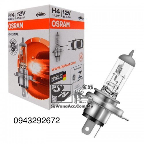 Bóng đèn pha, cos ô tô xe máy OSRAM 12v 60/55W