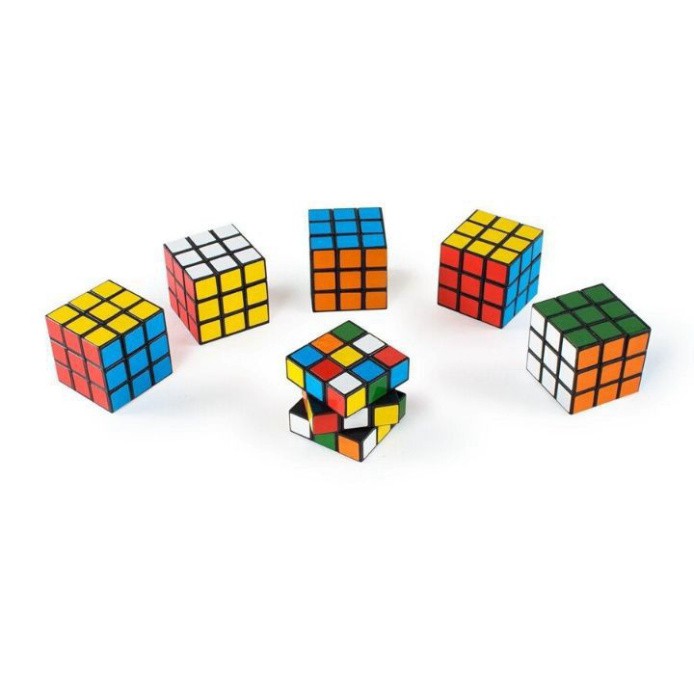 (Giá Rẻ) Khối Rubik 3x3 Mini Đồ Chơi Phát Triển Trí Tuệ Cho Bé Có Móc Khóa Bình Dương
