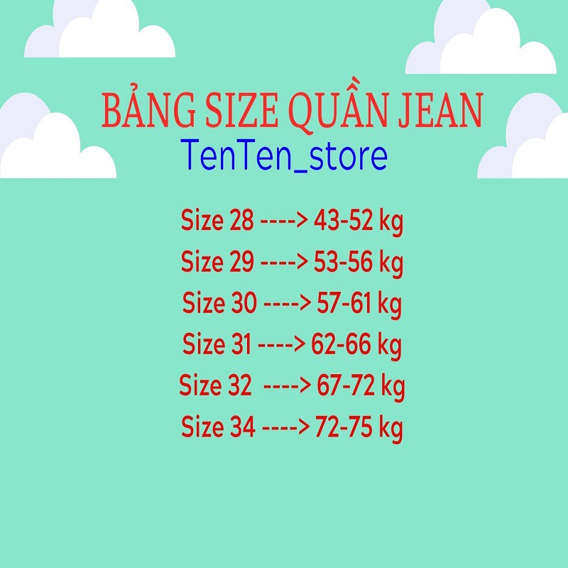 Quần jean nam chất bò co dãn đẹp giá rẻ TENTEN 6,35