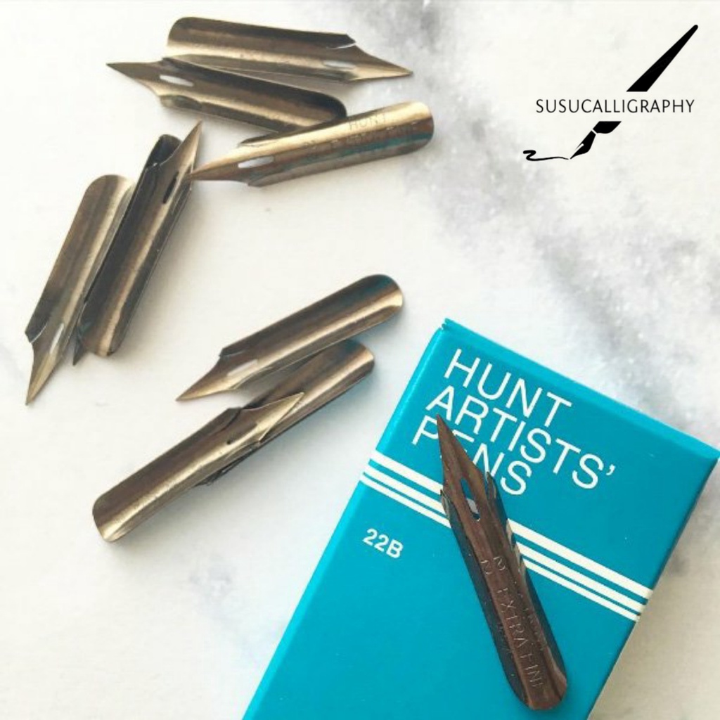 Ngòi  Bút Hunt 22B Viết Calligraphy, Drawing, Dip Pen - SPEEDBALL NO. 22B