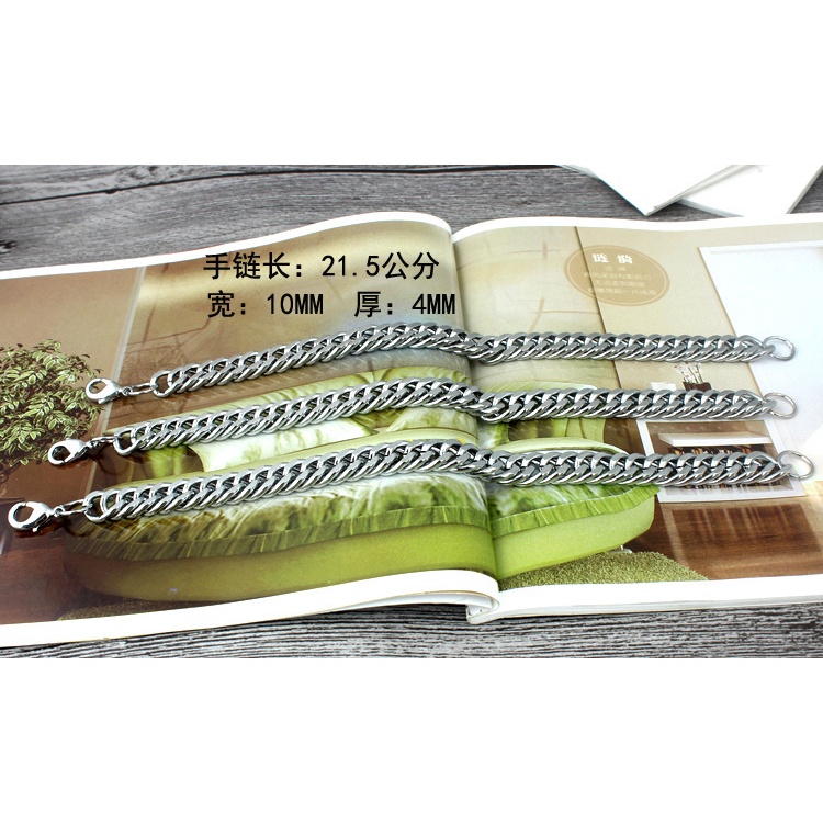 Vòng Tay Mắc xích nam thép không gỉ cao cấp | Dandy