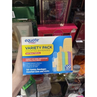 Băng Cá Nhân Equate  Đủ Màu Đủ Size Ngộ Nghĩnh 120 miếng- Hàng Mỹ
