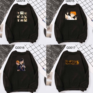 Aikyuu Bóng chuyền Junior In Áo Hoodie Hinata Shouyou Áo nỉ Áo khoác dài tay Áo chui đầu Áo khoác ngoài