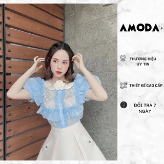 Áo sơ mi tiểu thư dễ thương thiết kế cao cấp AMODA va002