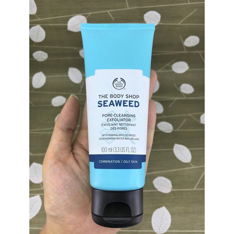 Tẩy tế bào chết cho da mặt The Body Shop Seaweed pore-cleansing facial exfoliator 100ml