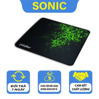 Miếng lót chuột Pad Mouse RAZER game 250x330x5mm may viền dầy R5, bàn di chuột cao cấp - sonic