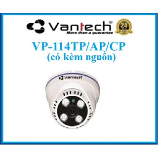 Camera hd-tvi hồng ngoại 2.0 megapixel vantech vp-114tp